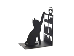 Gato de pesca de bookend de Balvi