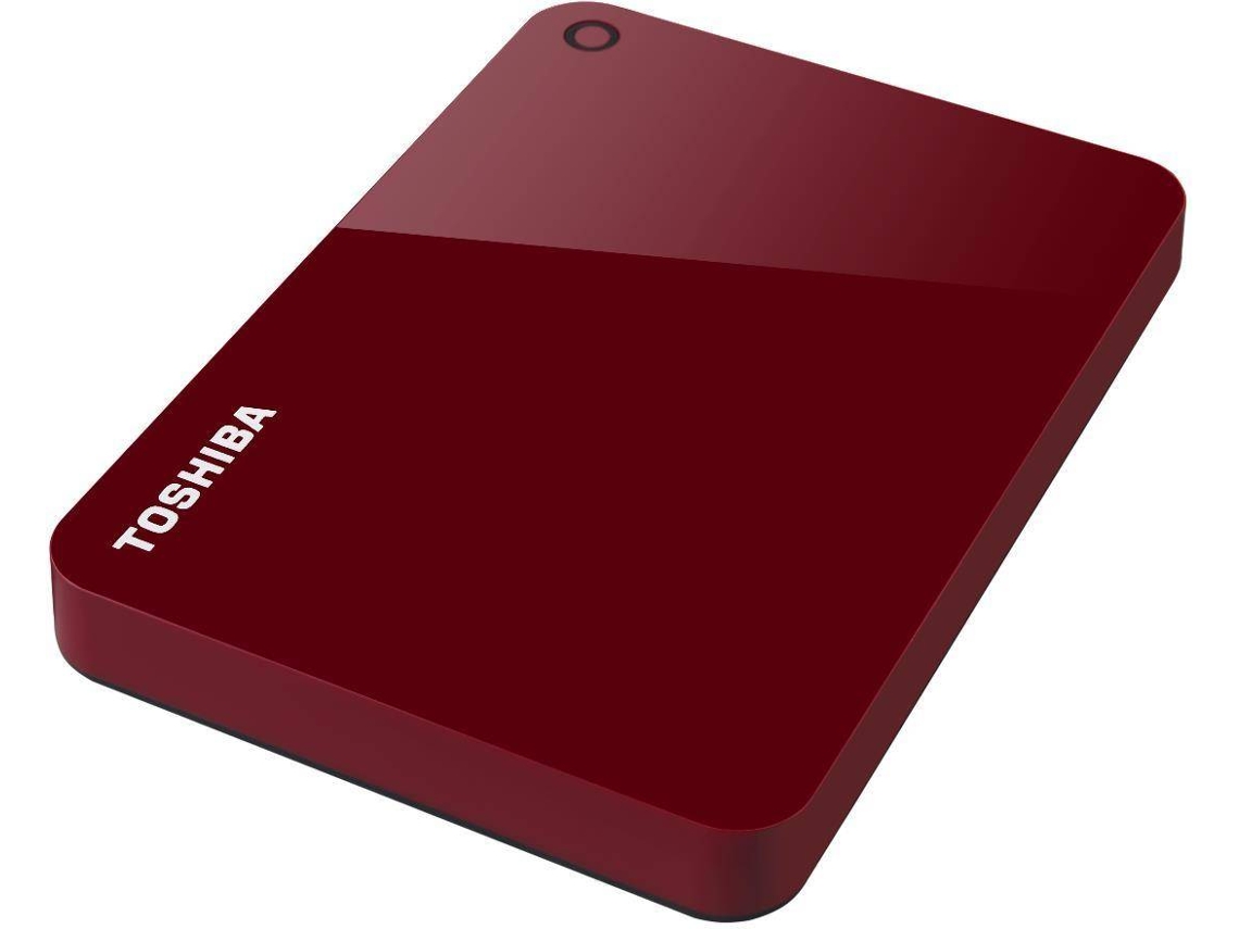 Disco HDD Externo TOSHIBA Advance (Rojo - 2 TB - USB 3.0)