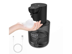 Dispensador de jabón automático, dispensador de jabón automático de pared, negro Rosewell