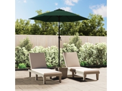 Paraguas 200x224 cm Aluminio Verde Wsd779980 Lovely Home