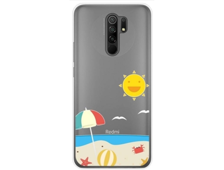 Carcasa Xiaomi Redmi 9 TUMUNDOSMARTPHONE Dibujos Transparente Multicolor