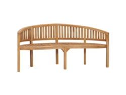 Lovely Home Banco Banana 180 Cm Madera de Teca Maciza
