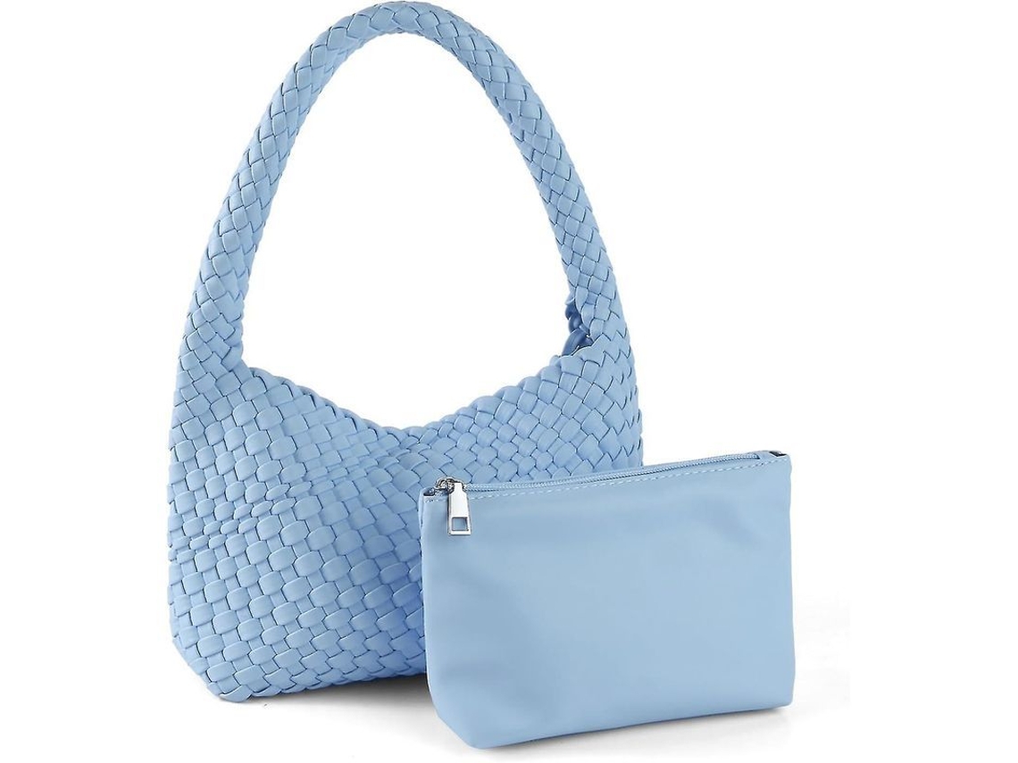 2026-bolsos De Cuero Tejido Y Carteras Para Mujer Bolso De Hombro Versátil Bajo El Brazo Hecho A Mano De Moda