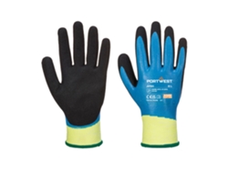 Guante Aqua Cut Pro con protección y agarre superiores / Azul Negro / S Portwest
