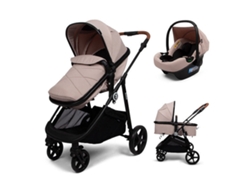 Cochecito de bebé convertible 3 en 1 Baninni beige Nelia