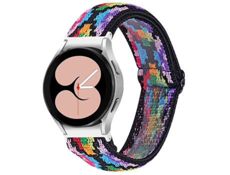 Correa de tela tejida tejido elástico ajustable para Samsung Galaxy Watch4 Active 40mm/44mm/Watch4 Classic 42mm/46mm - F