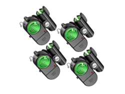 Nuevo Juego De 4 Alarmas De Picada Para Pesca, Indicador Electrónico Sensible De Alarmas De Pesca, Campana De Alerta Sonora De Picada W