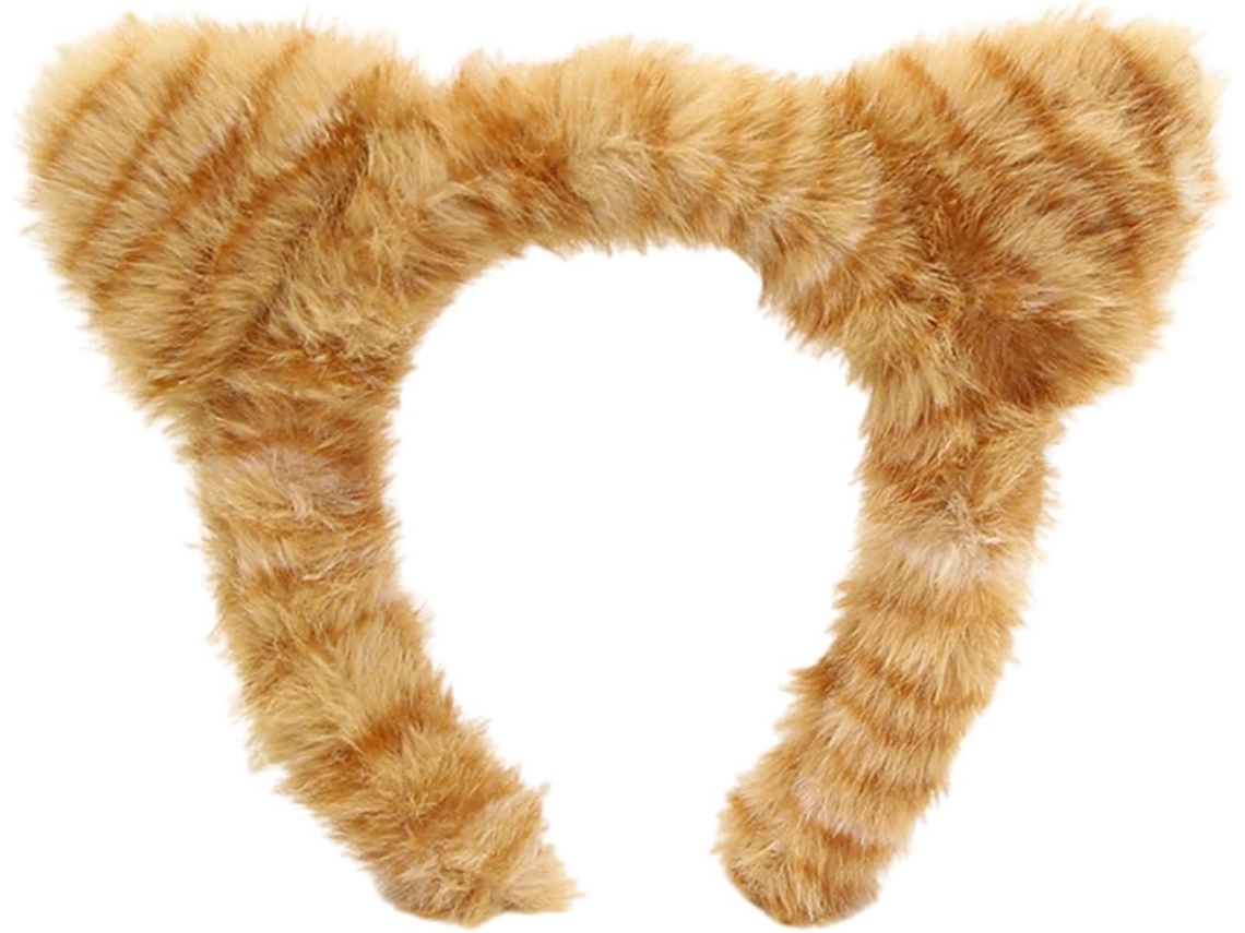 Diadema De Peluche Con Orejas De Gatito, Estampado De Leopardo, Para Halloween, Cosplay Y Maquillaje.