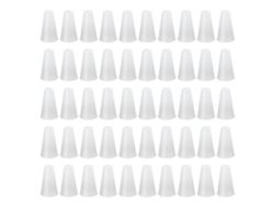 50 Tapones Cónicos De Silicona Resistentes A Altas Temperaturas Para Sellado Y Protección.