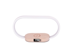 Lámpara De Noche De Carga Inalámbrica Con Puerto De Carga Usb, Luz De Noche De Madera Premium Para Dormitorio, Lámpara De Guardería, Lámpara