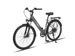 Bicicleta eléctrica Oryxearth 250 W Shimano 7 V (ruedas de aluminio gris brillante de 27,5 cm)