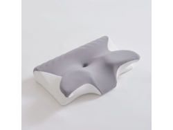 Almohada Cervical Ergonómica De Espuma Viscoelástica De Seda Helada (gris) Cuich