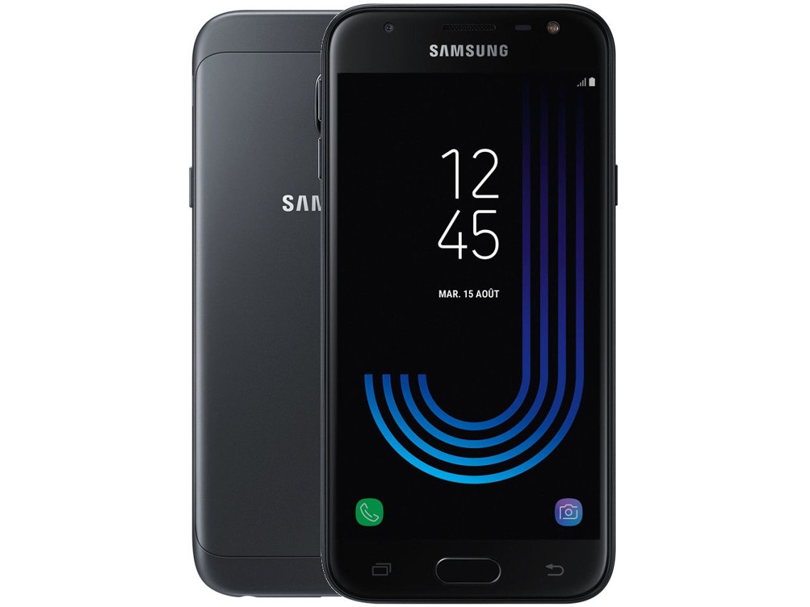 Smartphone SAMSUNG Galaxy J3 (2017) (Reacondicionado Marcas Mínimas - 16 GB - Negro)
