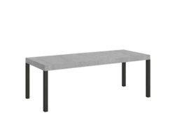 Mesa extensible 90x160/264 cm Everyday Premium Cemento estructura Antracita ITAMOBY