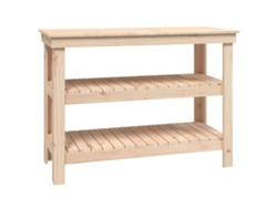 Maison Exclusive - Banco De Trabajo De Madera Maciza De Pino 110,5x50x80 Cm