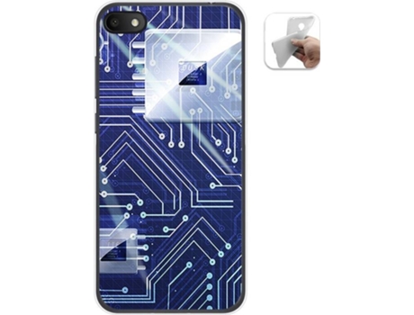 Carcasa Alcatel 1V 2019 TUMUNDOSMARTPHONE Circuito Multicolor