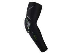 Coderas deportivas elásticas con forma de panal, anticolisión y antipresión, para ejercicio físico. Mdug (negro, 1 unidad, talla L)
