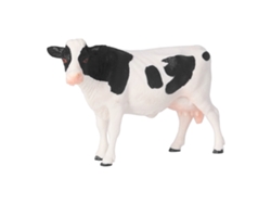 Ats-modelo De Vaca Simulada En Plástico Sólido Juguete De Animal De Granja Para Niños Para Estimular La Imaginación Y Creatividad