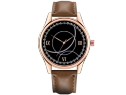 Reloj De Pulsera Para Mujer De Moda Casual Con Cuarzo Y Aleación Color Negro Oscuro
