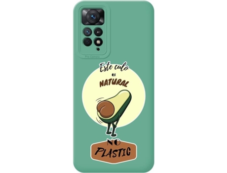 Carcasa Xiaomi Redmi Note 11 Pro TUMUNDOSMARTPHONE Silicona Líquida Dibujos Natural Verde