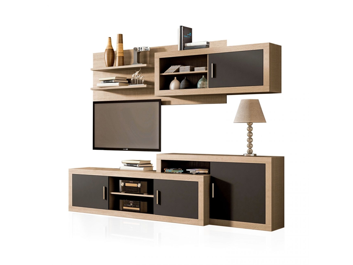 Salón Nuka V2 Cambria - Grafito 240 x 69 x 41,4 cm