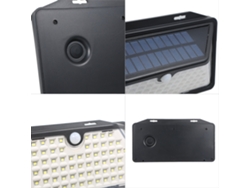 Lámpara Solar Con 102 Led, Sensor De Movimiento, Resistente Al Agua Ip65. Iluminación De Pared Para Jardín Exterior.