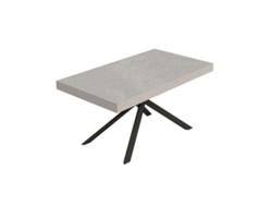 Mesa extensible Niket Cashmere 160/420x90 cm con patas antracita Itamoby