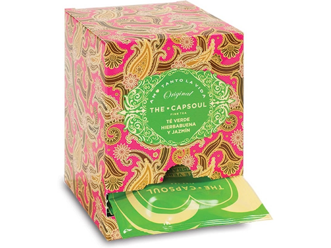 Té THE CápsulasOUL Pirámides Ensobradas Verde Matcha Y Jazmin 15 U