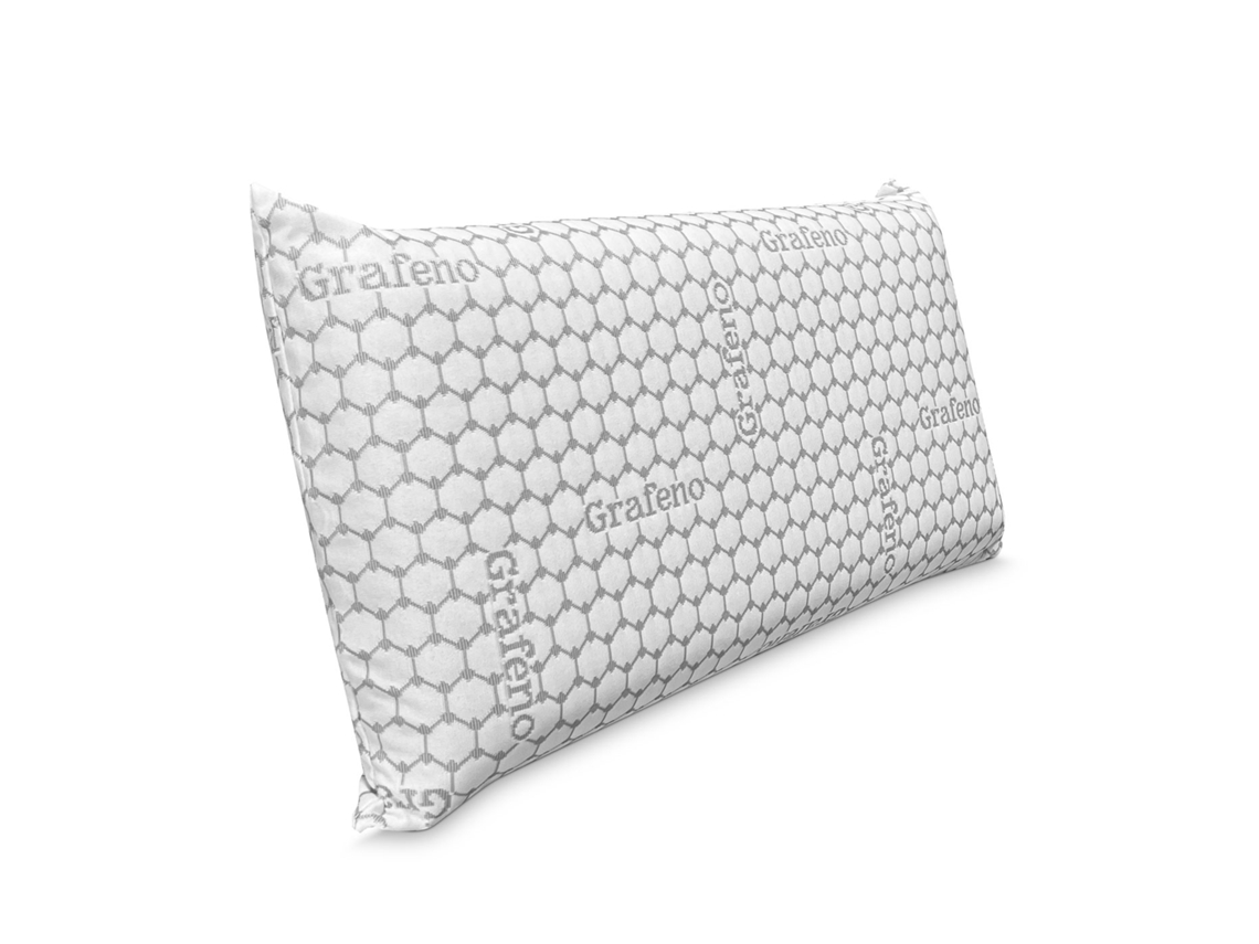 Almohada de Dormir DUÉRMETE ONLINE Viscografeno Ancho Largo Viscoelastico Blanco