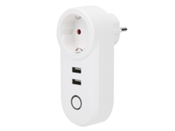 Enchufe inteligente inalámbrico Wifi Gtss130 con control remoto y puerto USB 100-240v (2026-as-enchufe)