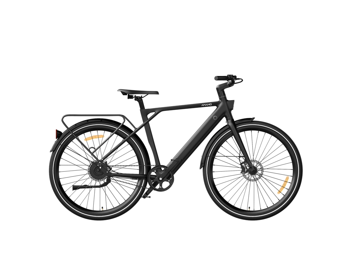 Bicicleta Eléctrica Amano S900 Para Adultos 250w 360wh Con Sensor De Par Y Transmisión Por Correa De Carbono.