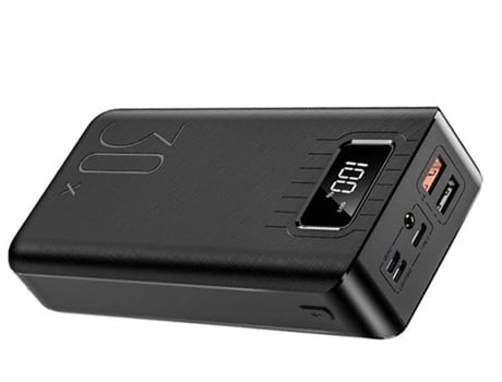 Powerbank Display Led USB SLOWMOOSE Negro