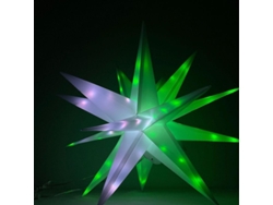 Yncm2026-luces De Cadena Led Rgb Con Control Por Bluetooth Y Usb, Estrella Explosión Decorativa 25cm Para Festivales