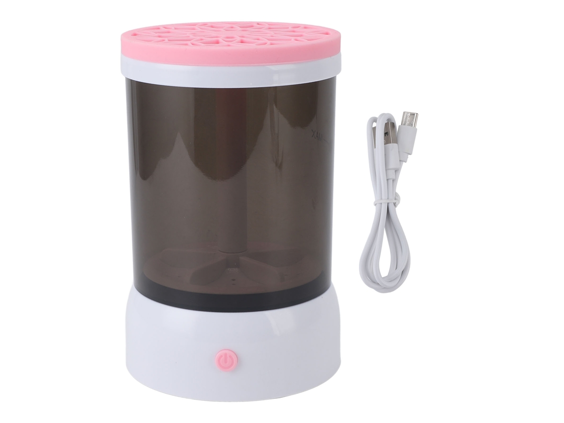 Máquina Portátil Usb Automática Para Limpiar Brochas De Maquillaje, De Secado Rápido, Color Rosa, Para Todos Los Tamaños.