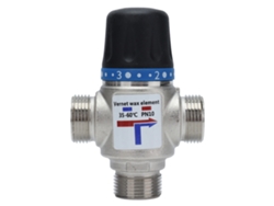 Válvula Mezcladora Termostática Con Cierre Automático, Control De Temperatura, Alto Caudal, G3/4 Pulg.