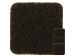 Fieltro Adhesivo Para Mueble Cuadrado 32X32 Mm Marrón 4 Unidades PRIMEMATIK.COM