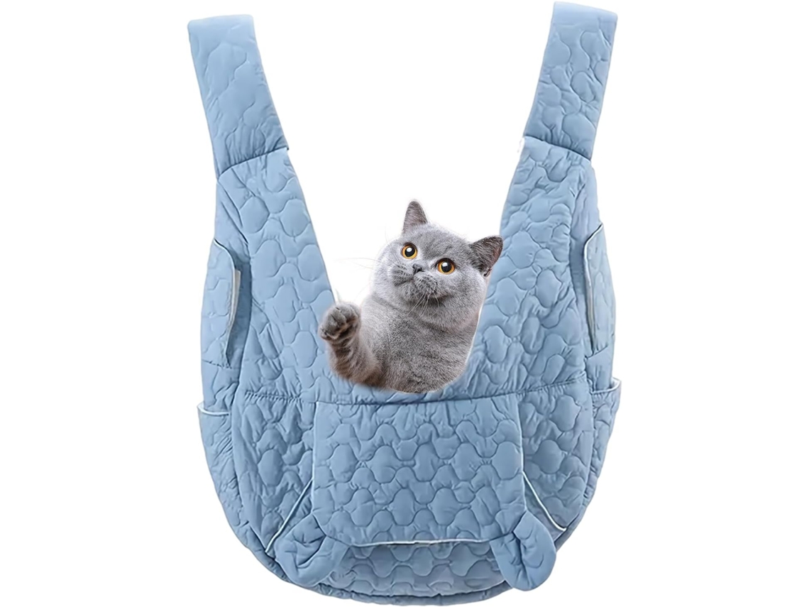 Mochila Portátil Suave Y Transpirable Para Perros Pequeños Y Cachorros, Ideal Para Viajes Y Compras.
