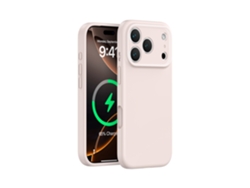 (rosa, Iphone 14 Plus) Funda Magnética De Silicona Líquida Para Iphone, Cobertura Total Con Aberturas De Precisión Y Botones Integrados.