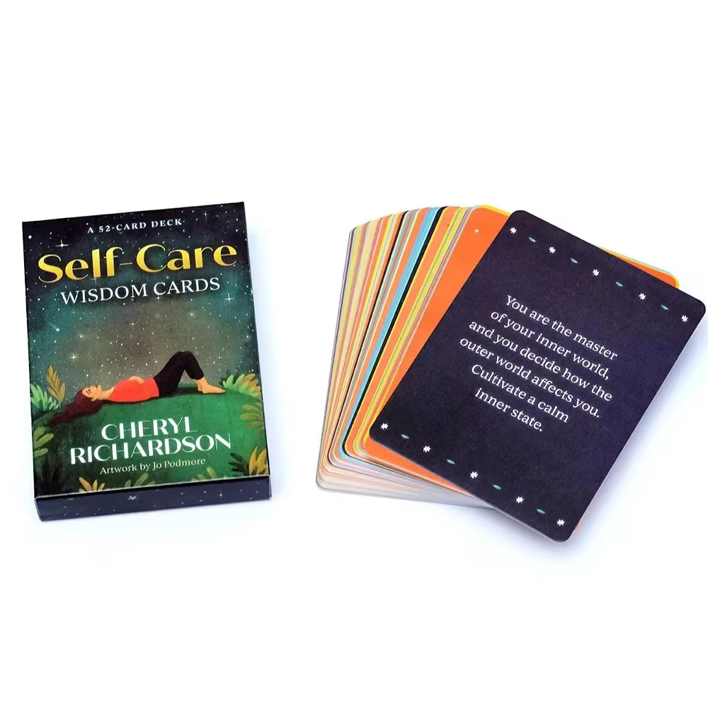 Cartas De Sabiduría Para El Autocuidado, Cartas De Oráculo, Adivinación, Entretenimiento, Reuniones Familiares, Juegos De Mesa De Tarot