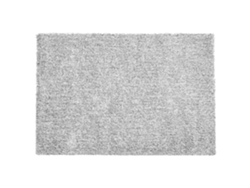 Alfombra BELIANI Demre de Poliéster Gris 140x200