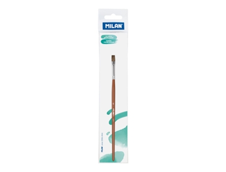 Pincel Escolar Plano Polybagr S Serie 121 Não. 6 Castanhomilan