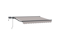 Vidaxl Armazón De Toldo Manual Con Leds 2,5 X 2 M