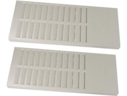 2 Soportes Organizadores De Tarjetas Con Ranuras Para Montaje En Pared Y Escritorio, Para Tarjetas De Identificación De Empleados.