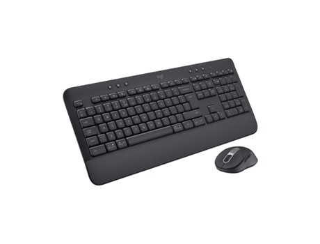Teclado y Ratón Inalámbrico LOGITECH MK650 (Bluetooth - Acero - QWERTY)