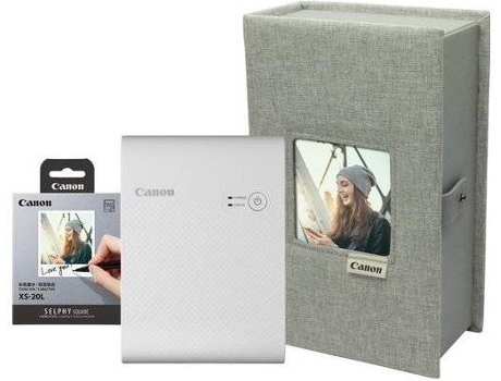 Kit Impresora fotográfica CANON Selphy QX10 Premium Blanco