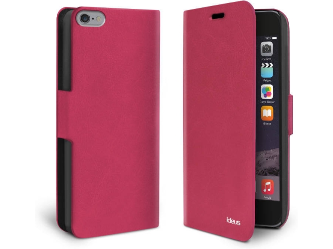 Funda iPhone 6, 6s, 7, 8 IDEUS Book Rosa