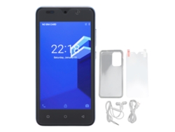 Smartphone Android 12 De 5 Pulgadas, 4 Gb De Ram, 32 Gb De Rom, Reconocimiento Facial, Cámara De 8 Mp, Color Azul.