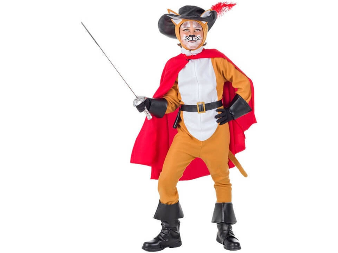 Disfraz de Niño DISFRAZZES Gato Con Botas (Talla: 5 a 6 años)