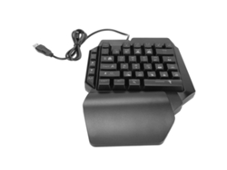 Teclado De Juegos De Una Sola Mano Con Retroiluminación Rgb