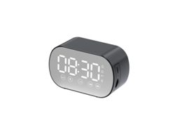 Altavoz Bluetooth inalámbrico Yuysan, despertador, audio compatible con reproducción de tarjetas S15, color negro